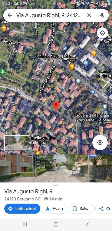 Villetta Rossini Appartamento Da Condividere Con Me Luciano Servizio Ospiti Taxi Driver Navetta No Wifi 2 Camera Da Letto Per 5 Persone Valbrembo Eksteriør billede