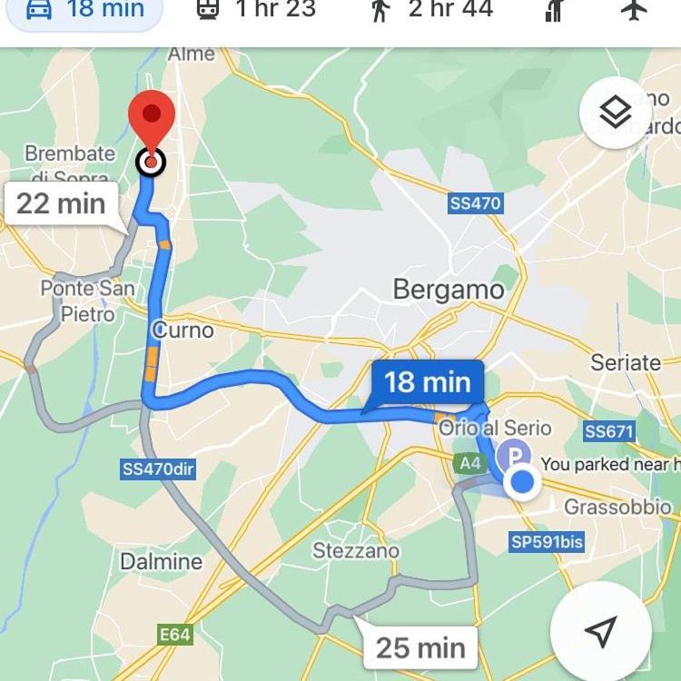 Villetta Rossini Appartamento Da Condividere Con Me Luciano Servizio Ospiti Taxi Driver Navetta No Wifi 2 Camera Da Letto Per 5 Persone Valbrembo Eksteriør billede